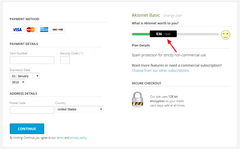 Update Your Akismet Subscription - مجلة ووردبريس