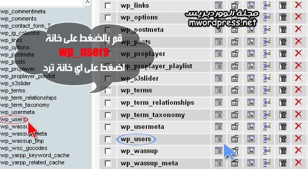 select wp users phpmyad - مجلة ووردبريس