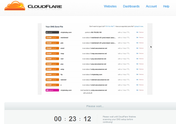 cloudflare dns recorde - مجلة ووردبريس