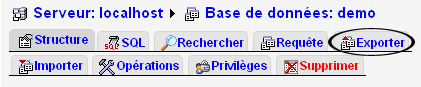 exporter database - مجلة ووردبريس