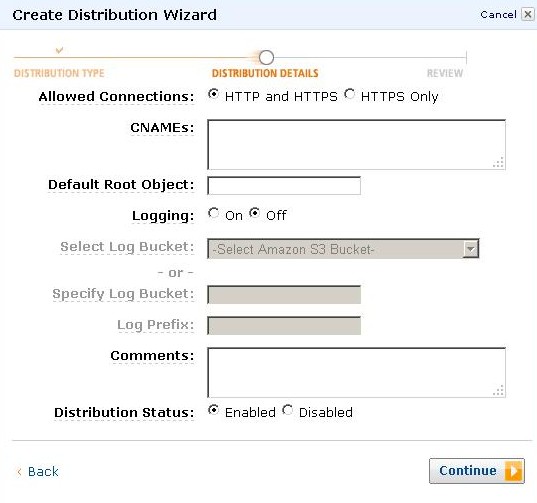 AWS Management Console Create Distribution Wizard2 e1314228178299 - مجلة ووردبريس