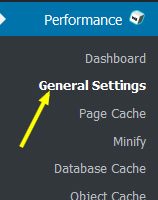w3 total cache menu general - مجلة ووردبريس