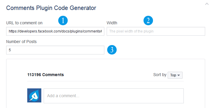 Facebook Comments Plugin Configurator - مجلة ووردبريس