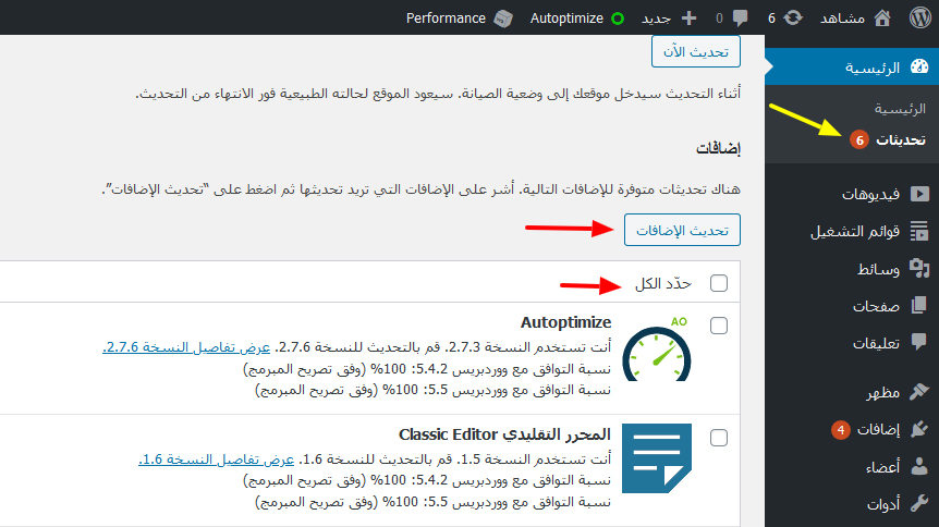 update plugins wordpress 5 5 - مجلة ووردبريس